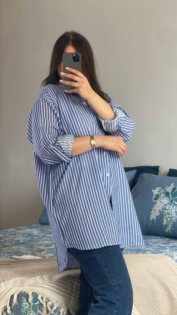⁦Chemise rayures 2⁩ - الصورة ⁦2⁩